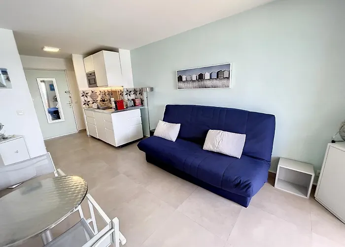 Studio Beautiful Sea View Direct Beach Access Parking Ac *