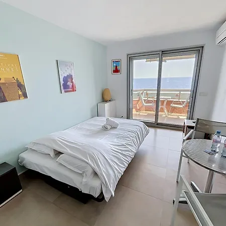 Beautiful Sea View Direct Access Parking Ac Appartement Cannes